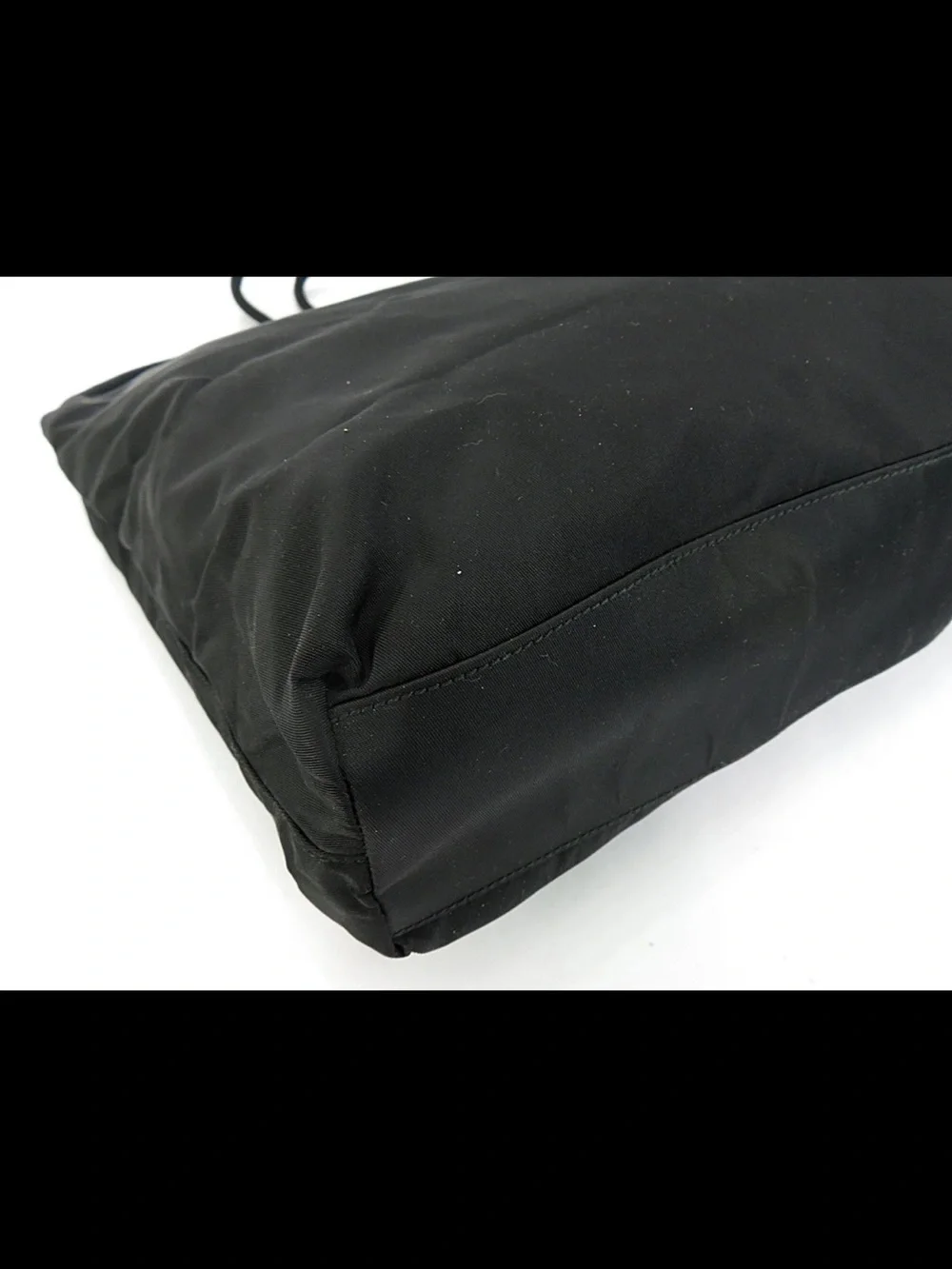 Prada Black Nylon Tote Bag